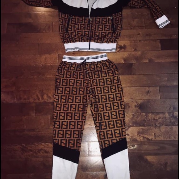 Ladies Track Suit Jacket and Pant Set - Picture 2 of 7